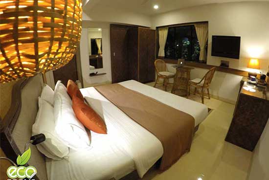 A typical Eco Executive Deluxe Room at Hotel Accord